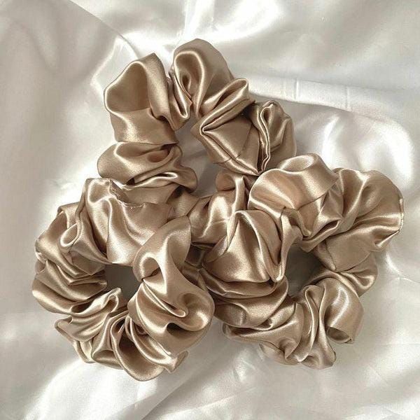 Premium Silk Satin Scrunchies