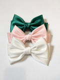 Soft Fabric Hair Bows
