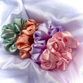 Pack of 4 Silk Scrunchies